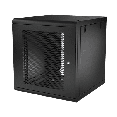Gabinete de Pared 12U de 635 mm de Profundidad, Rack de 19 in en Acero Reforzado: Compacto y Resistente para Soluciones Profesionales