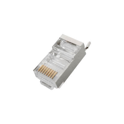 Conector RJ45 para Cable FTP/STP Categoría 5E - Blindado con Pin a Tierra