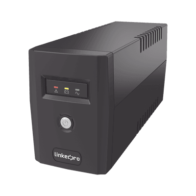 UPS 600VA/360 W Línea Interactiva / 6 Contactos 5-15R (4 Respaldadas) / Regulación de Voltaje / Protección RJ45
