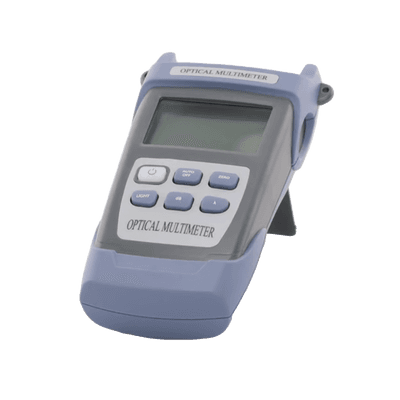 Medidor de Potencia para Fibra Óptica (OPM) / Rango de Medición de -50 a 26dBm Soporta Fibra Monomodo y Multimodo / Soporta Función VFL / Compatible con Conectores SC, FC y ST