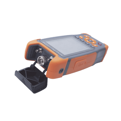 Medidor de Potencia Óptica (OPM) para Fibra Óptica en Redes FTTx / Soporta 3 Longitudes de Onda: 1310nm, 1490nm y 1550nm / Rango de Medición de -40 a 25dBm / Incluye Función VFL 10mW / Función para Probar de Cables