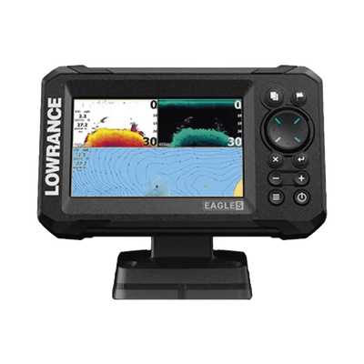 Eagle-5 ecosonda en pantalla horizontal IPS de 5 pulgadas, incluye transductor skimmer 50/200 kHz