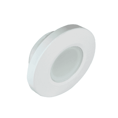 Luz led marina serie Orbit, emite luz de colores blanco, rojo, azul y morado de 210 lúmenes, para uso interior o exterior, fabricado bajo norma de protección IP67.