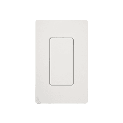 Placa ciega de pared color blanco