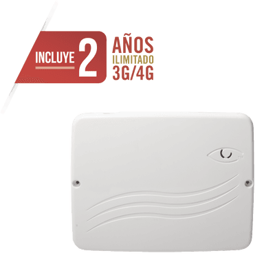 Panel de Alarma Cloud Híbrido 4G LTE / 8 Zonas Cableadas, 32 Inalámbricas / INCLUYE 2 AÑOS 3G/4GLTE ILIMITADOS / Programación 100% vía WEB / ALTA SEGURIDAD