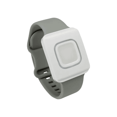 ALULA - Collar Panico Alula / Inalambrico / Tres IDs de Sensor / Montaje en Muñeca, Cuello, Cinturón y Superficie