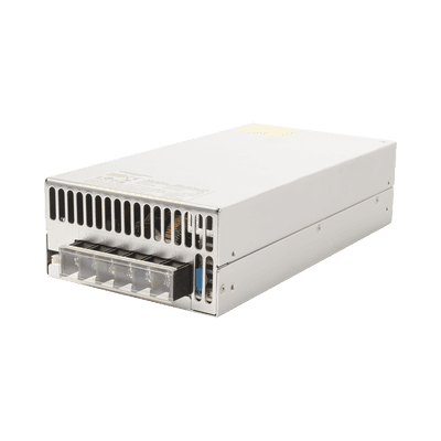 Fuente de poder industrial conmutada / 600W / 12Vcc / 50A / Entrada: 90-132Vca o 180-264Vca seleccionable / Ventilador incorporado