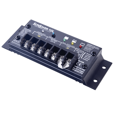 Controlador de Carga Solar SunSaver PWM 20 A / 12 VCC / Encapsulado Epóxico / Clase 1 Div 2 / Compensación de Temperatura