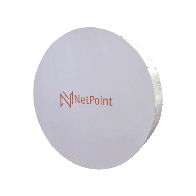 Antena Direccionales Blindada para radio C5X, B5X, C6X, B6X / tecnología Twist-on para radios de guía de onda /  4.9-6.4 GHz / Ganancia 34 dBi / Ideal para hasta 50 km / Montaje incluido.