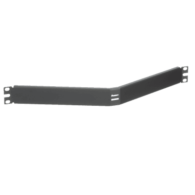 Tapa Ciega Para Rack Estándar de 19in, Angulado, de Acero, 1UR, Color Negro