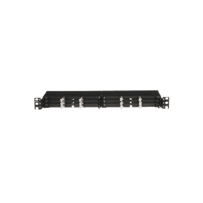 Panel de Distribución de Fibra Óptica, Acepta 18 Cassettes HD Flex en 4 Espacios, Hasta 144 Fibras, 1 UR