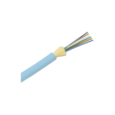 Cable de Fibra Óptica de 6 Hilos, Multimodo OM4 50/125 Optimizada, Interior, Tight Buffer 900um, No Conductiva (Dieléctrica), LSZH, Precio Por Metro