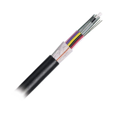 Cable de Fibra Óptica 6 Hilos, OSP (Planta Externa), No Armada (Dieléctrica), MDPE (Polietileno de Media Densidad), Multimodo OM3 50/125 Optimizada, Precio Por Metro