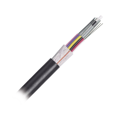Cable de Fibra Óptica 12 Hilos, OSP (Planta Externa), No Armada (Dieléctrica), MDPE (Polietileno de Media Densidad), Multimodo OM4 50/125 Optimizada, Precio Por Metro