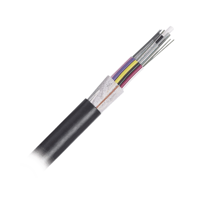 Cable de Fibra Óptica 24 Hilos, OSP (Planta Externa), No Armada (Dieléctrica), MDPE (Polietileno de Media Densidad), Multimodo OM4 50/125 Optimizada, Precio Por Metro