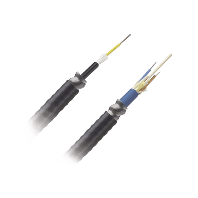 Cable de Fibra Óptica de 12 Hilos, Monomodo OS2, Interior/Exterior, Armada, Loose Tube 250um, OFCR (Riser), Precio Por Metro
