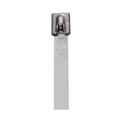 Cincho StrongHold  de Acero Inoxidable Tipo 304, 362mm largo x 7.9 mm ancho, Color Metálico, Paquete de 50pz