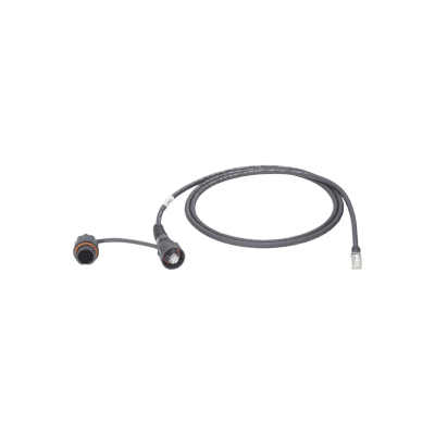 Patch Cord Cat6A IndustrialNet, Blindado S/FTP, Con Plug Industrial y Tapa en Un Extremo, 2 Metros (6.56 Pies)