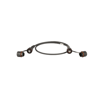 Patch Cord Cat6A IndustrialNet, Blindado S/FTP, Con Plug Industrial y Tapa en Cada Extremo, 3 Metros (9.84 Pies)