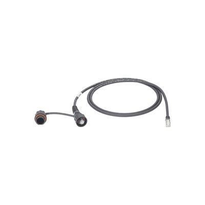 Patch Cord Cat6A IndustrialNet, UTP, Con Plug Industrial y Tapa en un Extremo, 1 Metro (3.28 Pies)