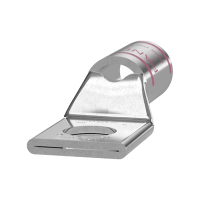 Zapata de compresión LCA1/0-38-X para cal. 1/0 Awg, Barreno para tornillo prisionero de 3/8, 1 Pz