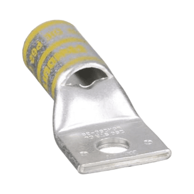Zapata de compresión LCA250-38-X para cal. 250Kcm, Barreno para tornillo prisionero de 3/8, 1 Pz