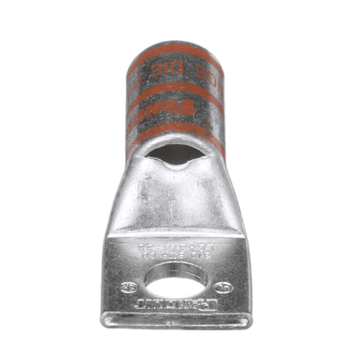 Terminal de Compresión de Cobre con Orificio 3/8 in, para Cable 3/0 AWG. 1 Pz.