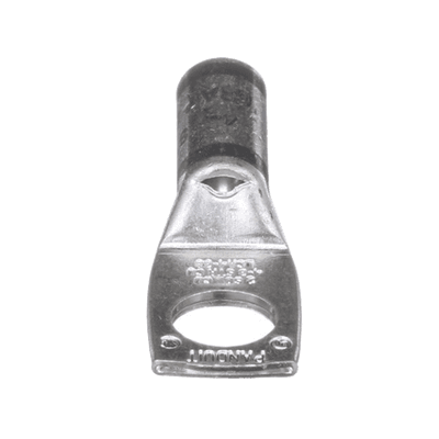 Zapata de compresión LCA4-38-L, para cal. 4 Awg, Barreno para tornillo prisionero de 3/8, 1 Pz
