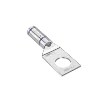 Zapata de compresión LCA6-38-L, para cal. 6 Awg, Barreno para tornillo prisionero de 3/8, 1 Pz
