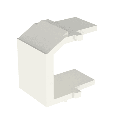 Módulo de Tapa Ciega (Inserto Ciego), Tipo Keystone, Color Blanco Mate, 1 Pieza