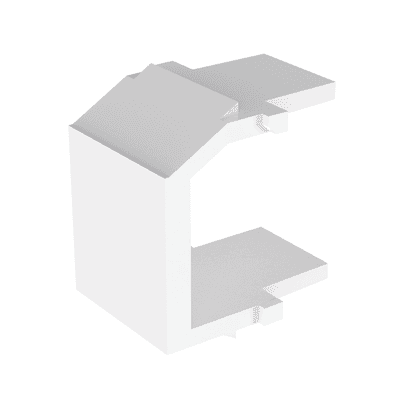 Módulo de Tapa Ciega (Inserto Ciego), Tipo Keystone, Color Blanco, 1 Pieza