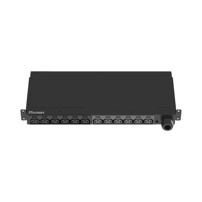 PDU Básico para Distribución de Energía, Enchufe de Entrada NEMA L6-30P, Con 12 Contactos C13, Instalación Horizontal de 19in, 1UR, 30 Amp, 208 Vca