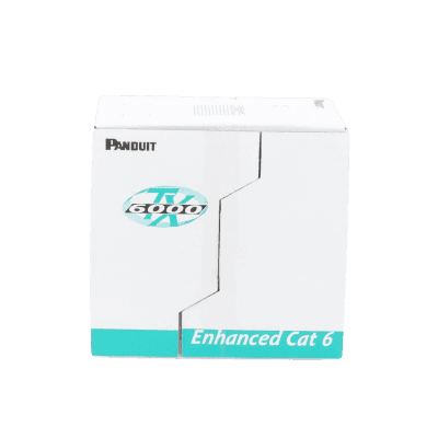 Bobina de Cable UTP 305 Metros (1000 Pies) de Cobre, TX6000? PanNet, Reelex, Naranja, Categoría 6 Mejorado (23 AWG), PVC (CM), de 4 Pares