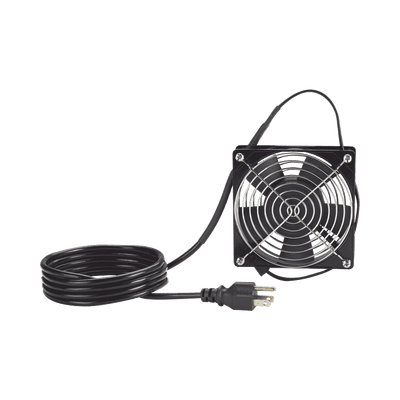 Ventilador para Instalación en Gabinete PanZone WME3BL, WME6BL, y WME9BL, de 115 Vca, y Cable de Corriente de 1.8M