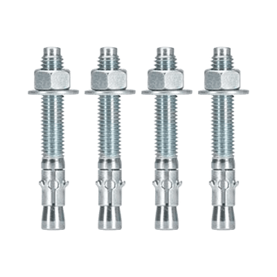 Kit de Anclaje a Piso, Para Rack de 2 o 4 Postes, Fabricado en Acero, 4 Piezas