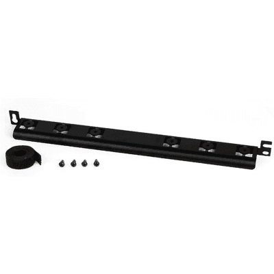 Barra para Aliviar Tensión o Peso Atrás de Patch Panel, Para Administración de 72 Cables, Color Negro