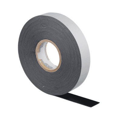 Cinta Eléctrica STRONGHOLD para Aislar de Caucho EPR, Autofusionable, Uso Industrial en Uniones de Alto Voltaje y Temperatura, Grosor 0.76mm (30 mil), Ancho 19mm, y 9.1m Largo, Color Negro.