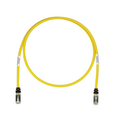 Patch Cord Cat6A, Blindado S/FTP, CM/LS0H, 3.05 Metros (10 Pies), Color Amarillo