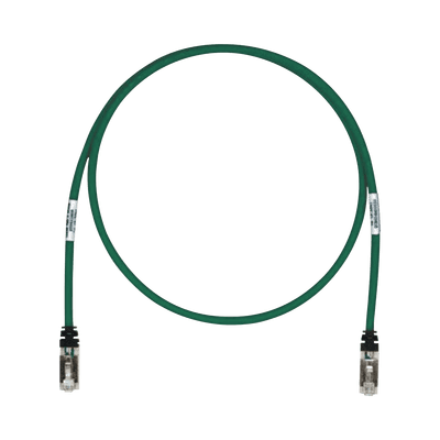 Patch Cord Cat6A, Blindado S/FTP, CM/LS0H, 3.96 Metros (13 Pies), Color Verde