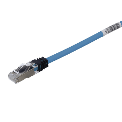 Patch Cord Cat6A, Blindado S/FTP, CM/LS0H, 1 Metro, Color Azul