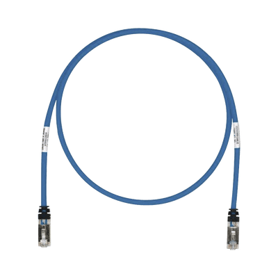Patch Cord Cat6A, Blindado S/FTP, CM/LS0H, 9.14 Metros (30 Pies), Color Azul