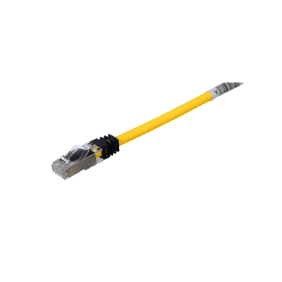 Patch Cord Cat6A, Blindado S/FTP, CM/LS0H, 3 Metros, Color Amarillo