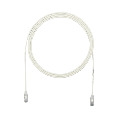 Cable de Parcheo TX6, UTP Cat6, Diámetro Reducido (28AWG), Color Gris, 2.13 Metros (7 Pies)
