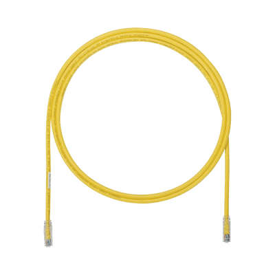 Cable de Parcheo UTP, Cat6A, 24 AWG, CM, Color Amarillo, 3.05 Metros (10 Pies)