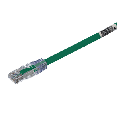 Cable de Parcheo UTP / Cat6A / 24 AWG / CM / Verde / 7.62 m (25 ft)