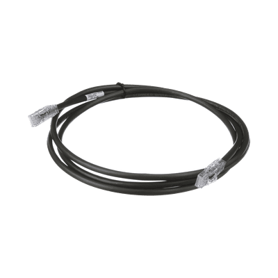 Cable de Parcheo UTP, Cat6A, 24 AWG, CM, Color Negro, 0.91 Metros (3 Pies)