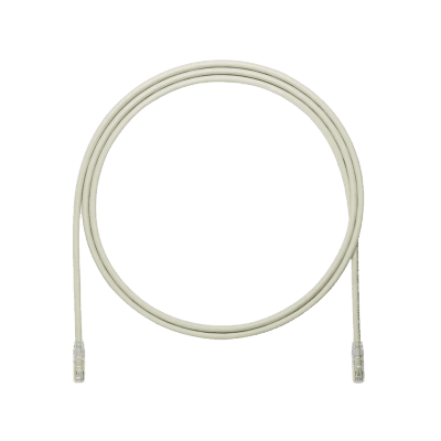 Cable de Parcheo UTP, Cat6A, 24 AWG, CM, Color Gris, 0.91 Metros (3 Pies)