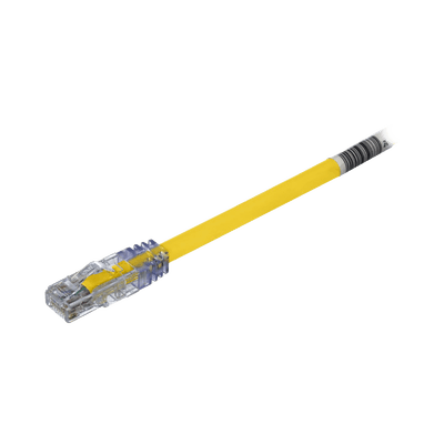 Cable de Parcheo UTP, Cat6A, 24 AWG, CM, Color Amarillo, 2.13 Metros (7 Pies)