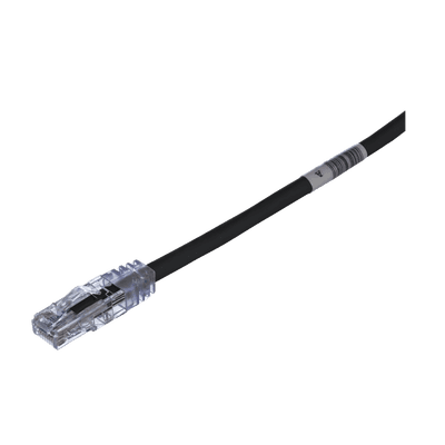 Cable de Parcheo TX6, UTP Cat6, 24 AWG, CM, Color Negro, 3.05 Metros (10 Pies)