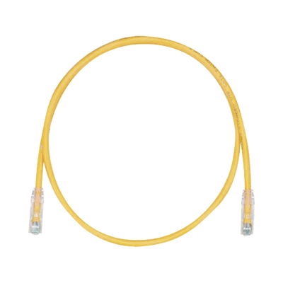 Cable de Parcheo TX6, UTP Cat6, 24 AWG, CM, Color Amarillo, 3.05 Metros (10 Pies)